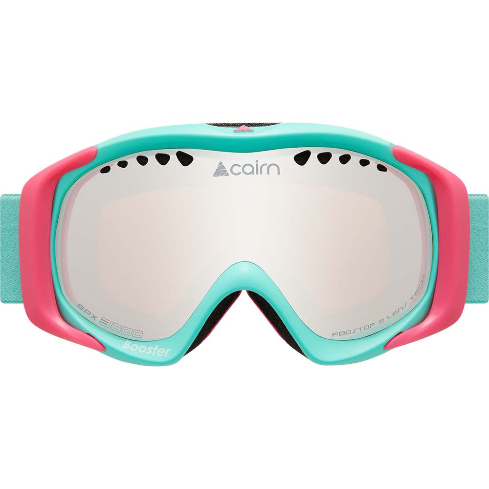 Ski Goggles - Cairn Booster Junior - Mat Turquoise Neon Pink