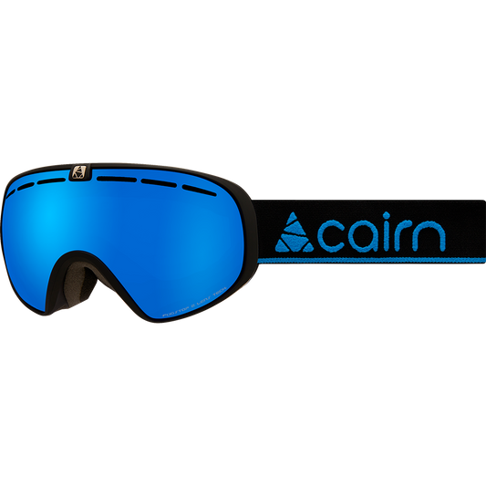 Ski Goggles - Cairn Spot OTG (Over the glasses) Mat Black/SPX 3000 Blue Mirror