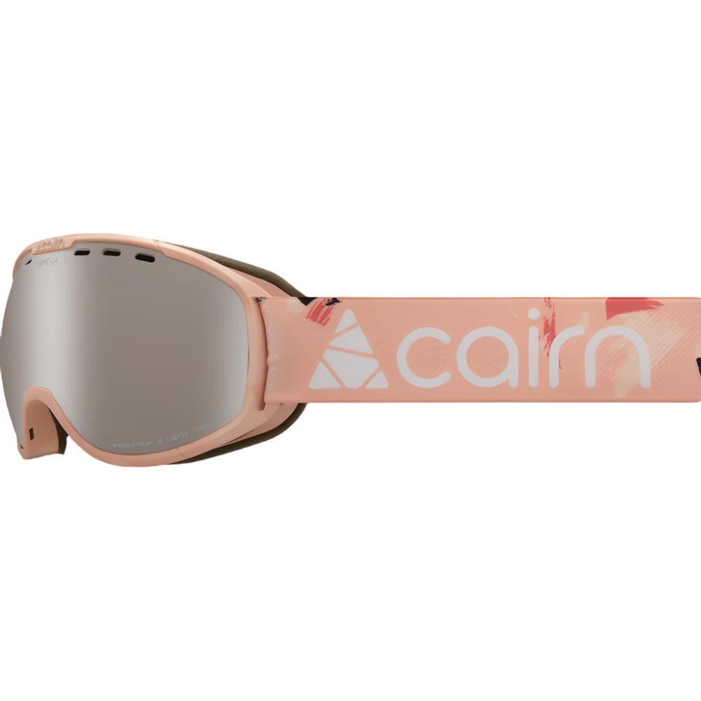 Ski Goggles - Cairn Omega - Powder Pink Fragment/Silver Mirror SPX 3000