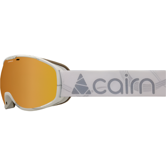 Ski Goggles - Cairn Omega - White Silver Curve / Photochromic