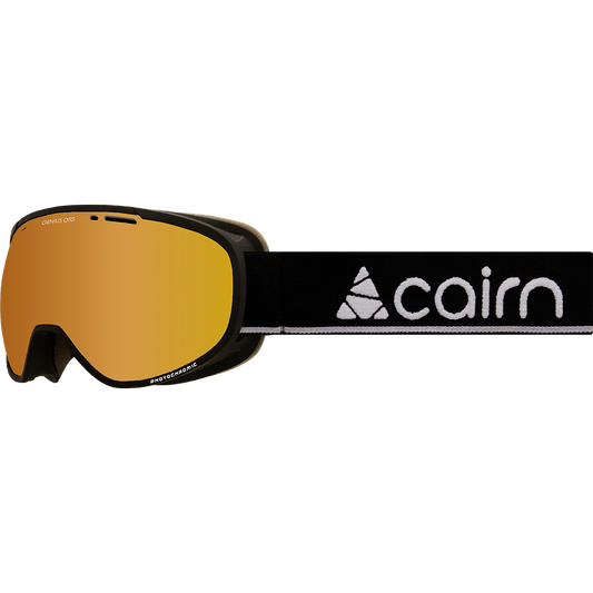 Ski Goggles - Cairn Genius OTG (Over the glasses) Mat Black / Photochromic Lense