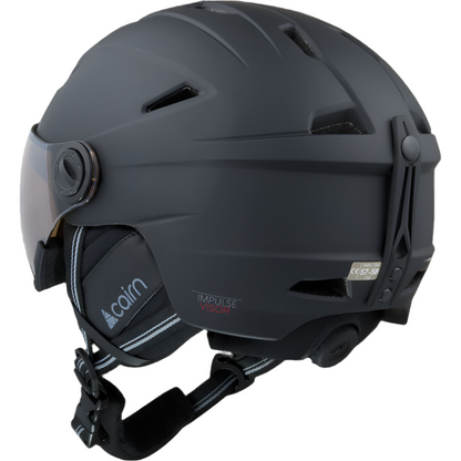 Ski Helmet - Cairn Impulse Visor - Black