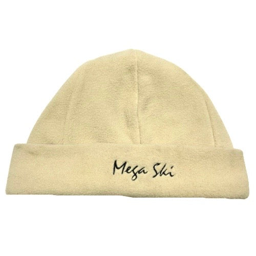 Beanie - Mega Ski Polar Fleece Turn Up - Stone