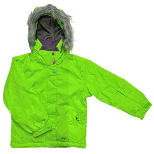 Ski Jacket - Surfanic Vela Girl's - Citrus - Only available in 2/3 and 5/6 Years