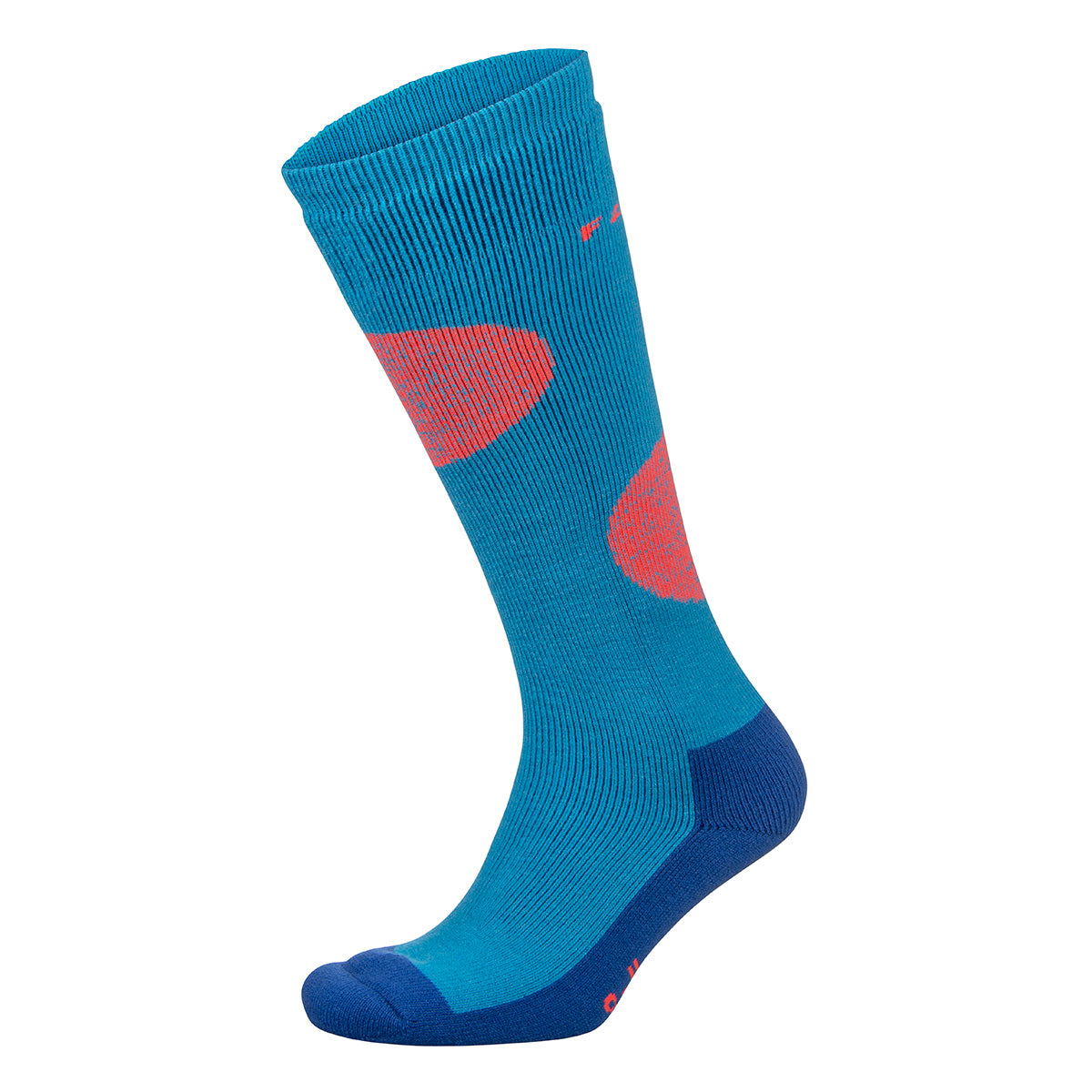 Ski Socks - Falke - Cobalt / Bright Turquoise