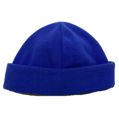 Beanie - Mega Ski Polar Fleece Turn Up - Royal Blue