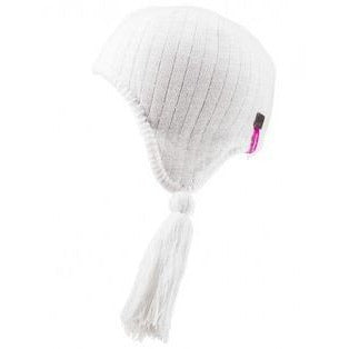 Beanie - Surfanic Steps Pigtails Girls - White Melange