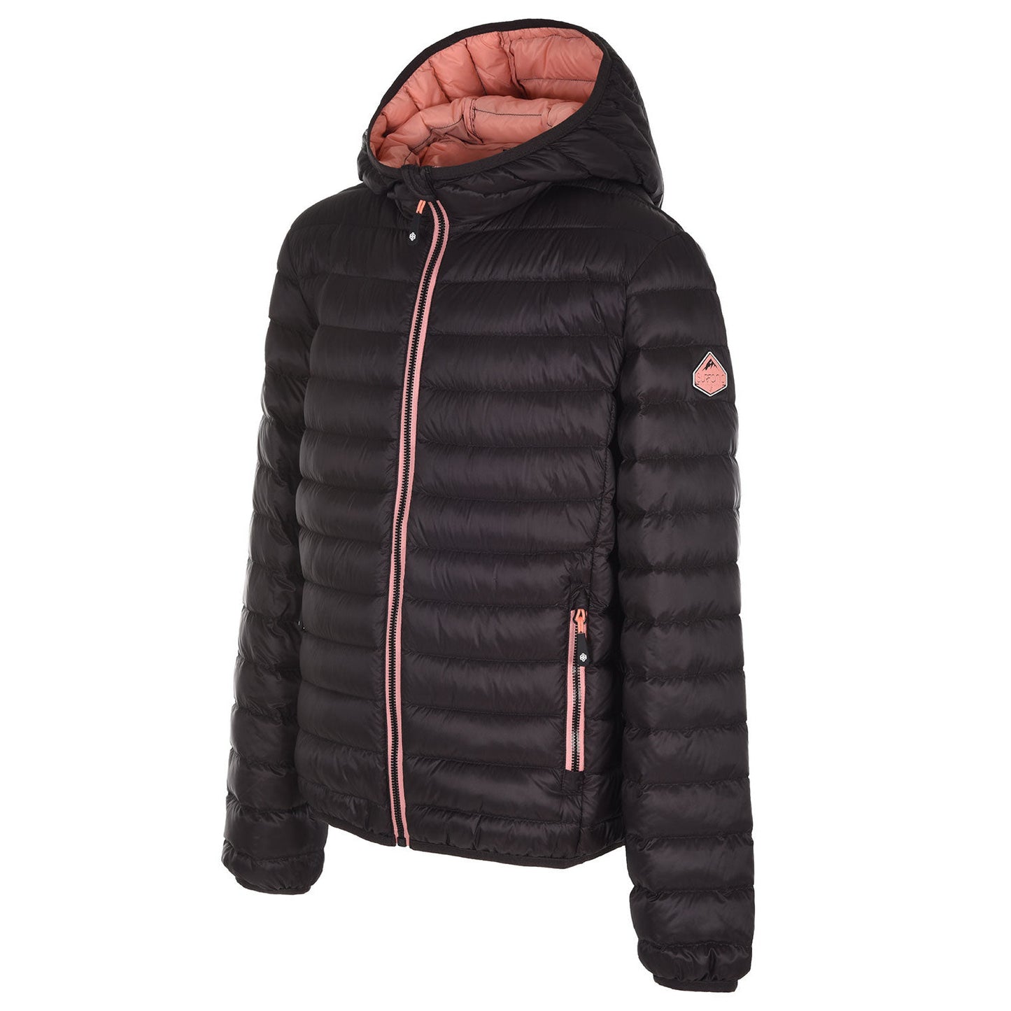 Down Jacket - Surfanic Dove Lightweight Girls - Black- 164cm (13/14 years)