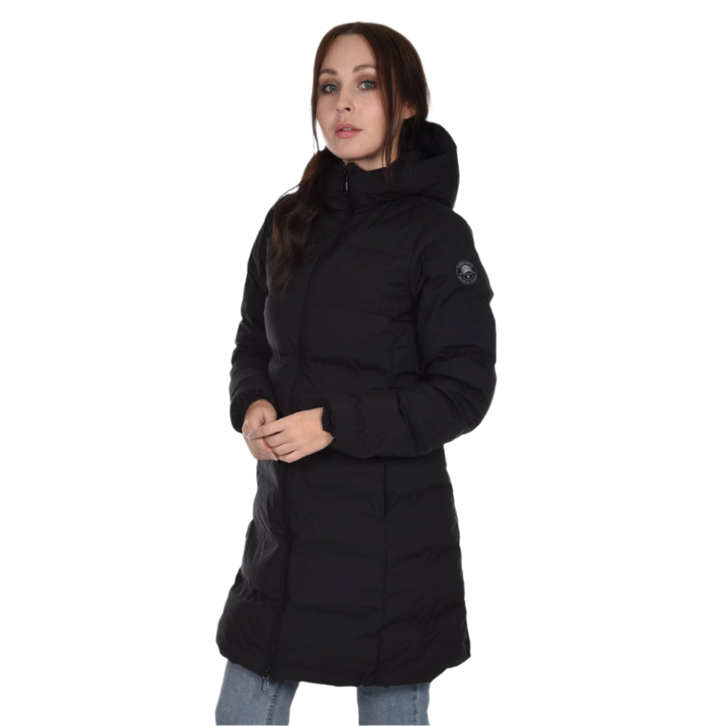 Long Puffer Jacket - Surfanic Cocoon - Black