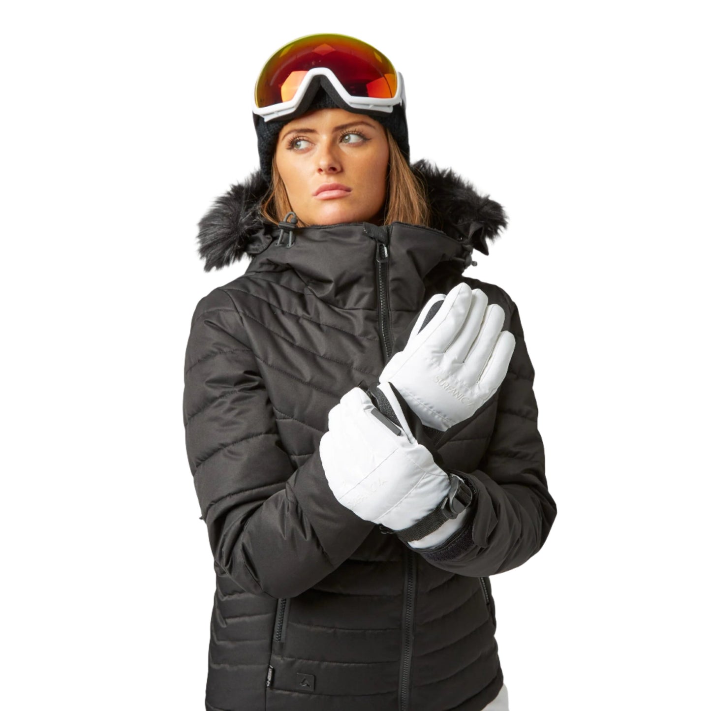 Ski Gloves - Surfanic Alaska Surftex - Ladies - White