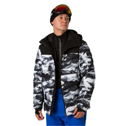 Ski Jacket - Surfanic Deadbolt Hypadri Men's - White Out Print