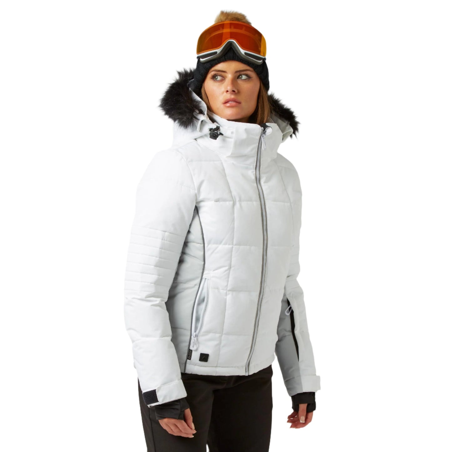 Ski Jacket - Surfanic Luna Surftex Ladies - White