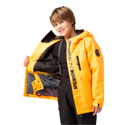 Ski Jacket - Surfanic Mission Surftex Boys - Bright Orange