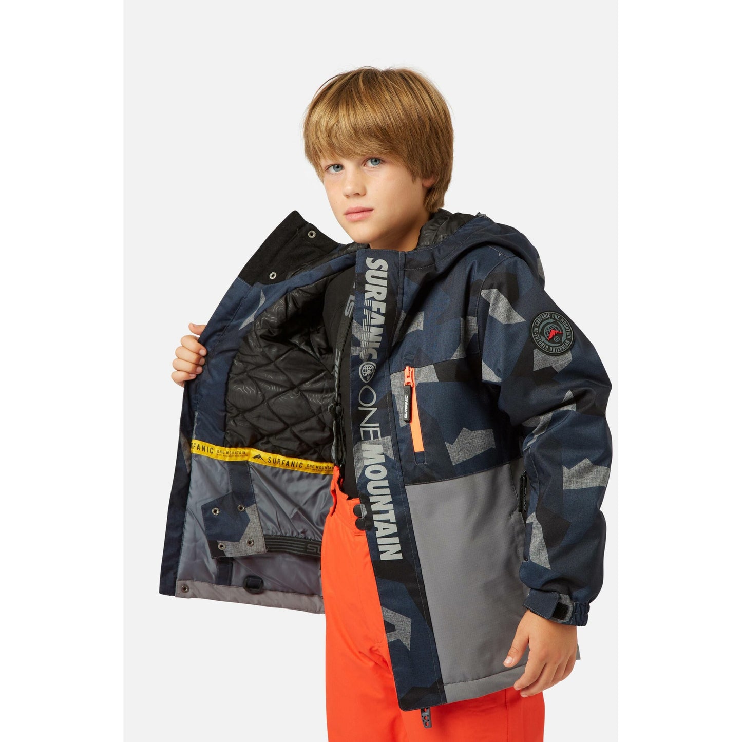 Ski Jacket - Surfanic Mission Surftex Boys - Geo Camo