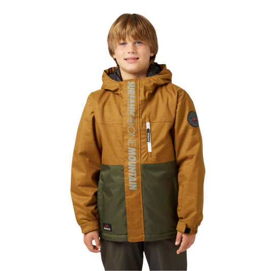 Ski Jacket - Surfanic Mission Surftex Boys - Gold