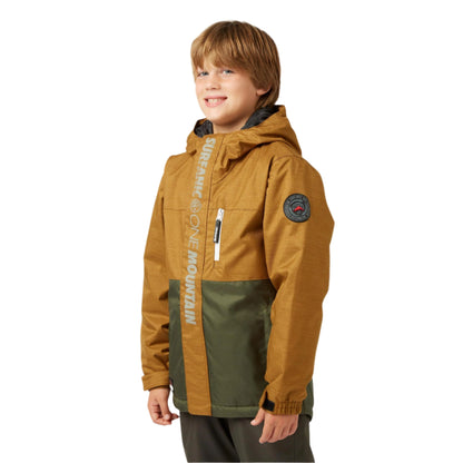 Ski Jacket - Surfanic Mission Surftex Boys - Gold