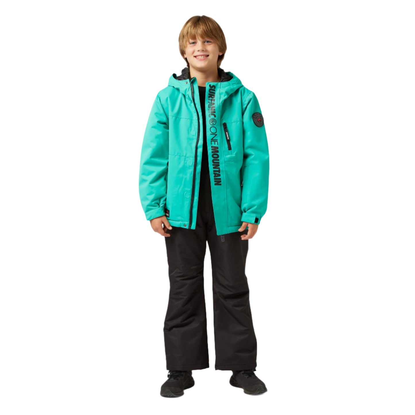 Ski Jacket - Surfanic Mission Surftex Boys - Green