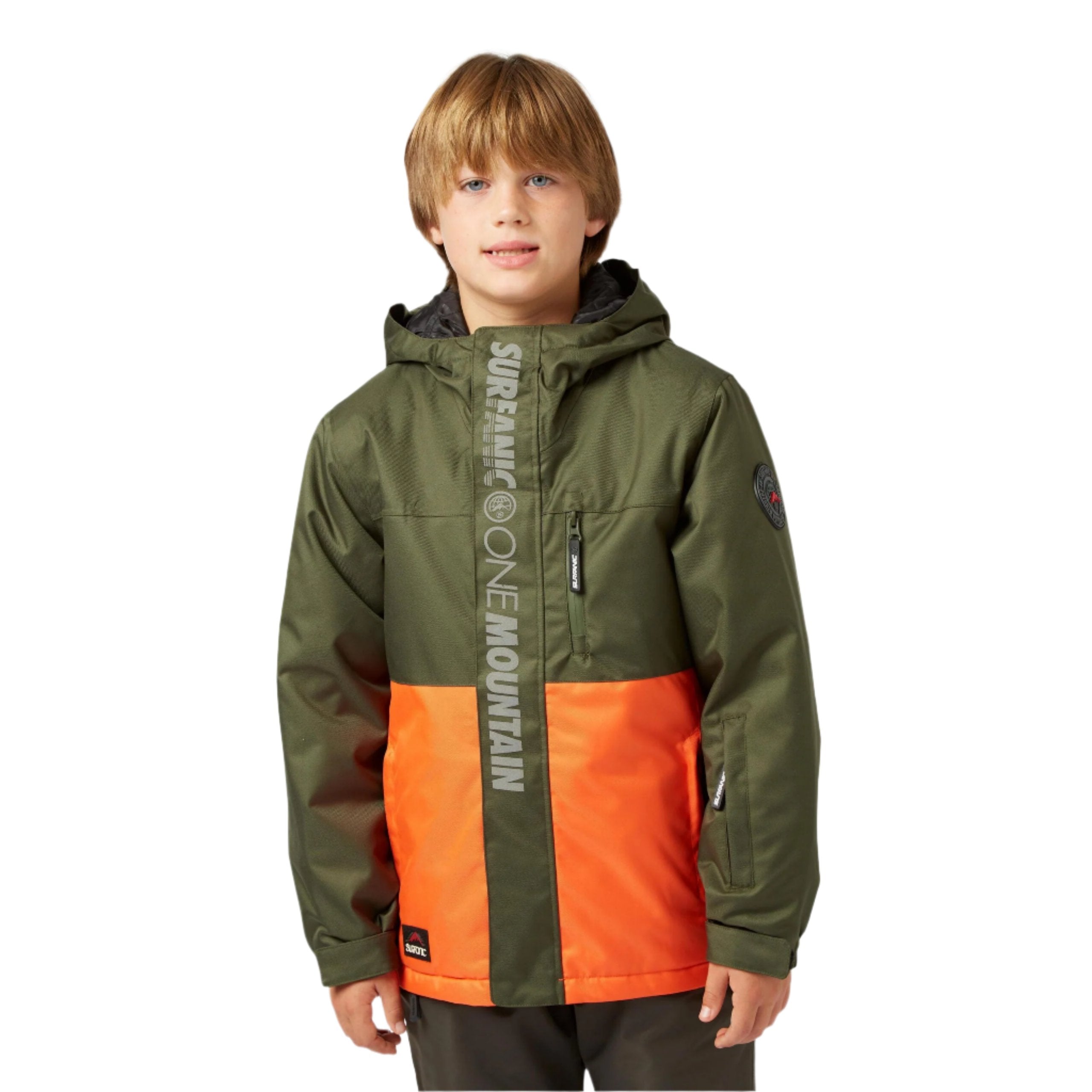 Boys orange ski jacket hotsell