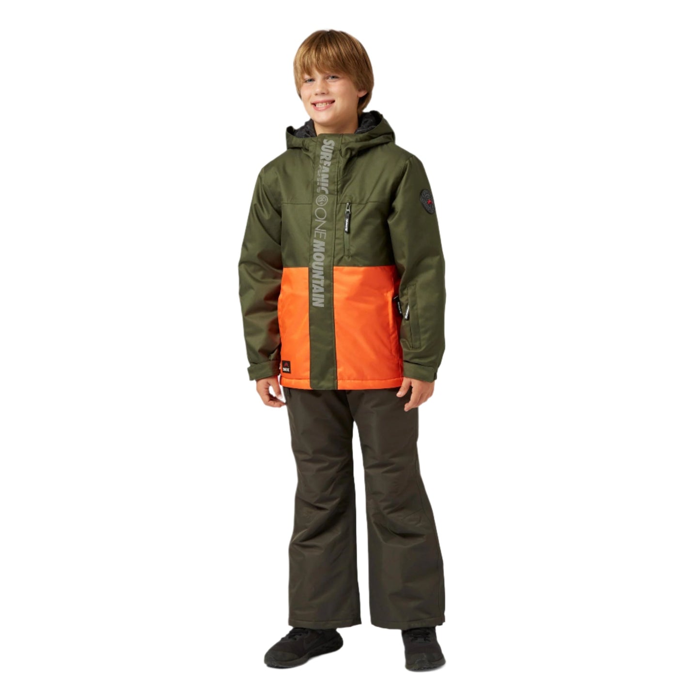 Ski Jacket - Surfanic Mission Surftex Boys - Orange