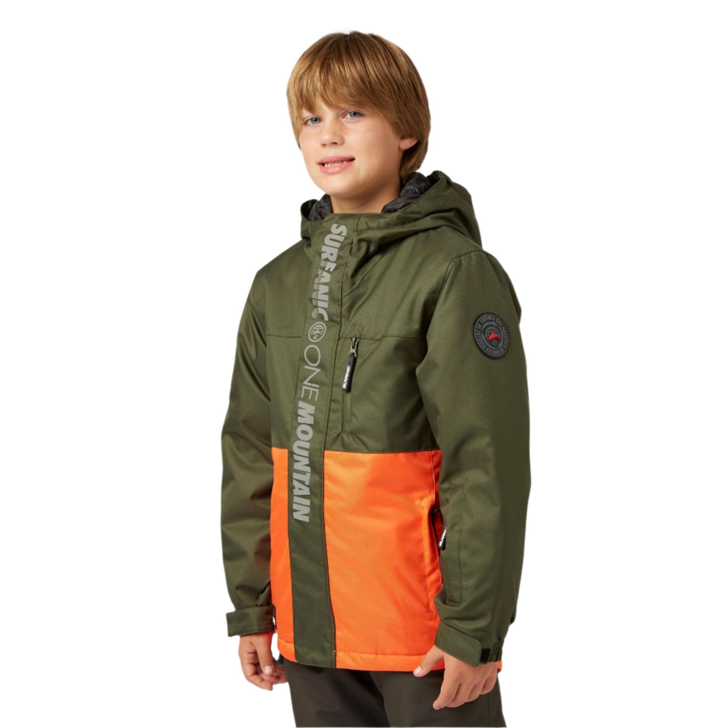 Ski Jacket - Surfanic Mission Surftex Boys - Orange