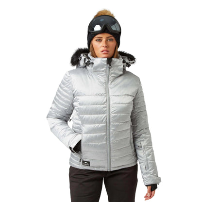 Ski Jacket - Surfanic Strobe Hypadri Ladies - Bling Bling Silver