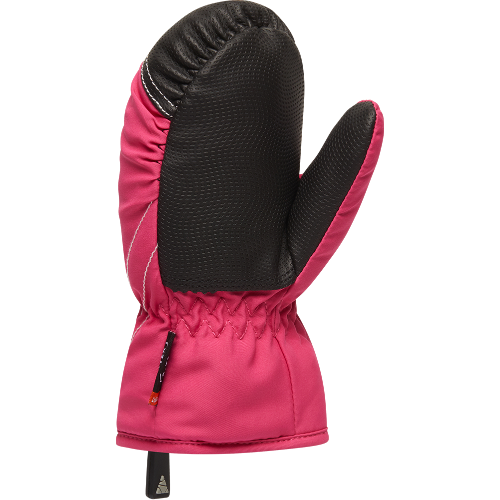 Ski Mittens - Cairn Doodle Toddler - Fuchsia/White