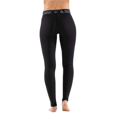 Thermal Long Johns - Surfanic Cozy Full Length Ladies Baselayer - Black