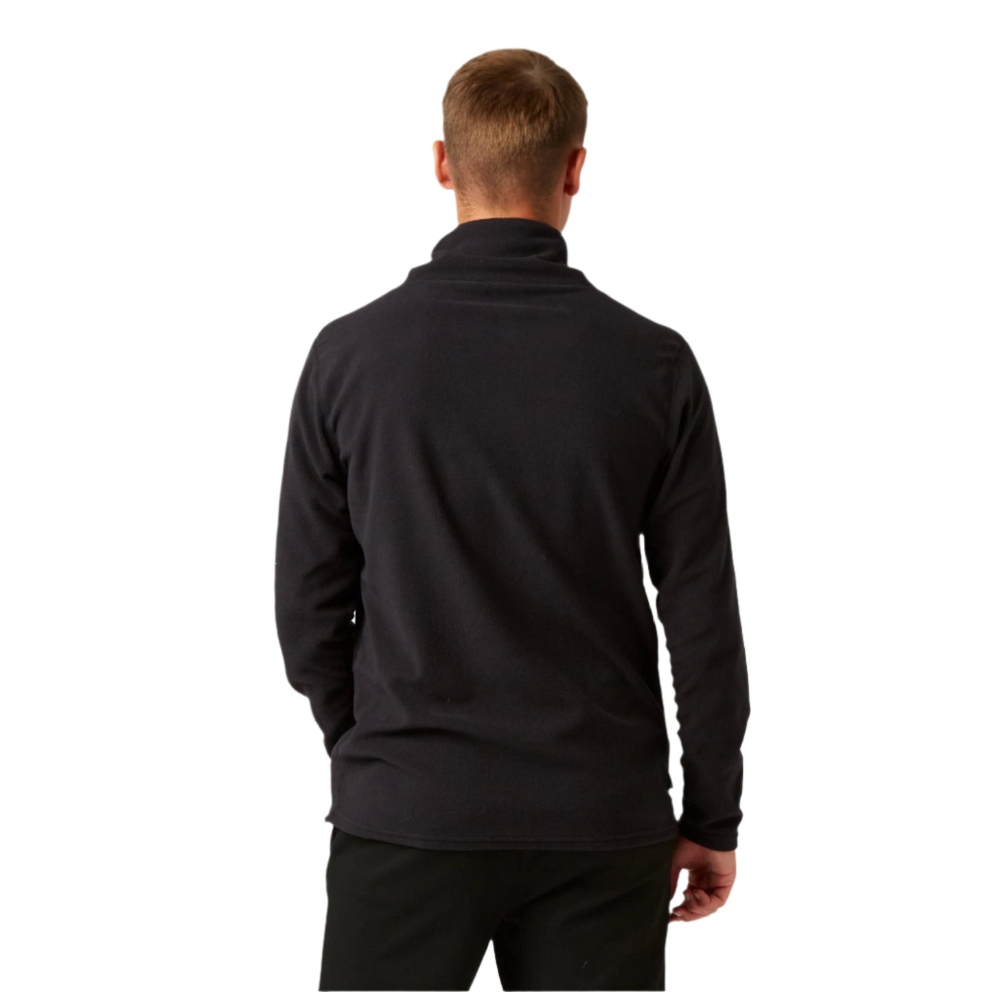 Thermal Ski Top - Surfanic Thermal Zip Recycled Micro Fleece Men's - Black