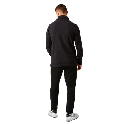 Thermal Ski Top - Surfanic Thermal Zip Recycled Micro Fleece Men's - Black