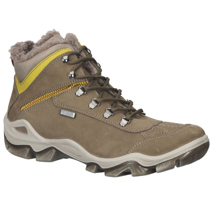 Snow Boots - IMAC Waterproof Breathable Leather - Ladies - Safari/Beige - Light Style