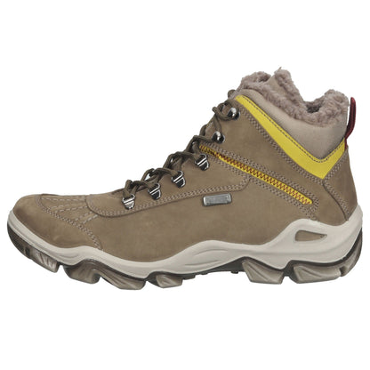 Snow Boots - IMAC Waterproof Breathable Leather - Ladies - Safari/Beige - Light Style