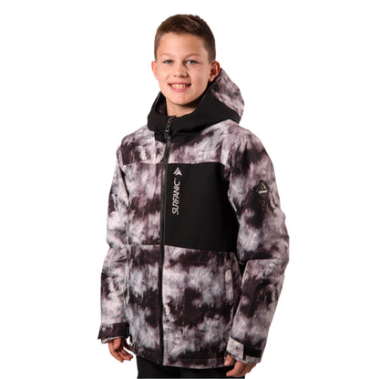 Ski Jacket - Surfanic Misfit Surftex Boys - Black/White