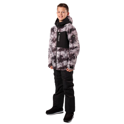 Ski Jacket - Surfanic Misfit Surftex Boys - Black/White