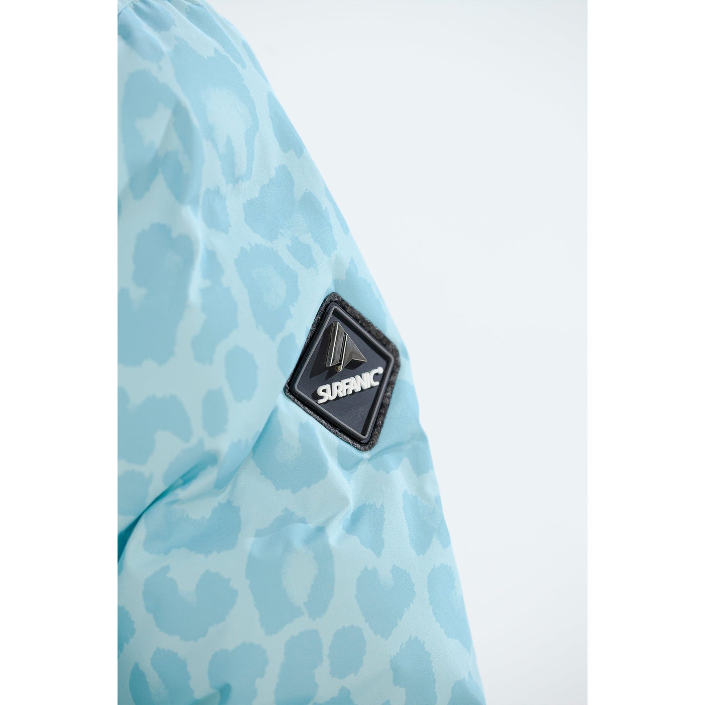 Ski Jacket - Surfanic Venice Leopard Girls - Clearwater Blue