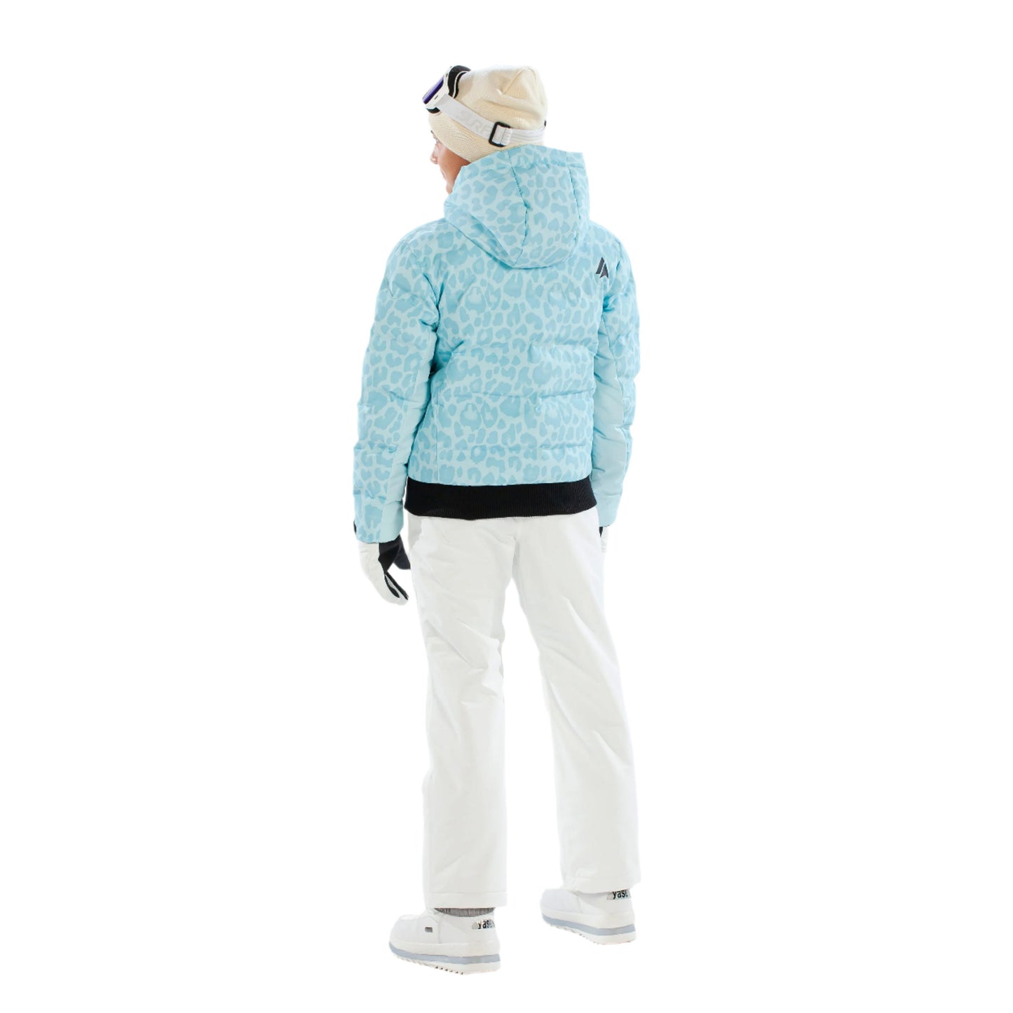 Ski Jacket - Surfanic Venice Leopard Girls - Clearwater Blue