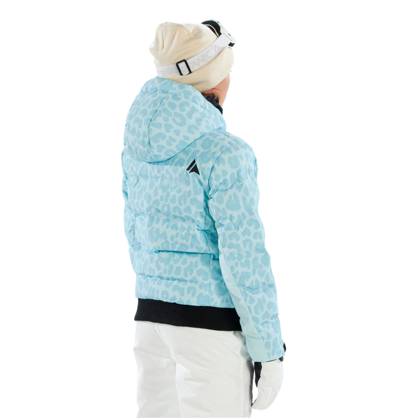 Ski Jacket - Surfanic Venice Leopard Girls - Clearwater Blue