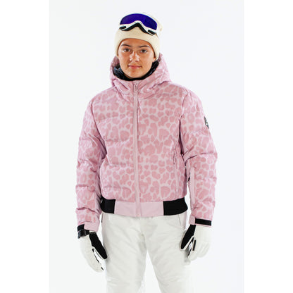 Ski Jacket - Surfanic Venice Leopard Girls - Ice Lilac