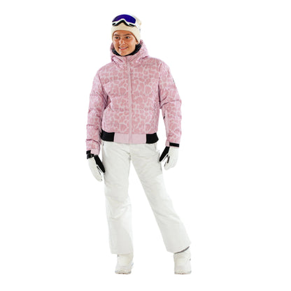 Ski Jacket - Surfanic Venice Leopard Girls - Ice Lilac