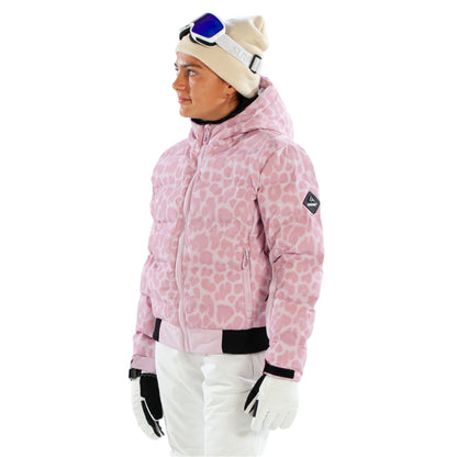 Ski Jacket - Surfanic Venice Leopard Girls - Ice Lilac