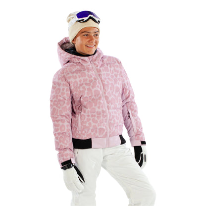 Ski Jacket - Surfanic Venice Leopard Girls - Ice Lilac