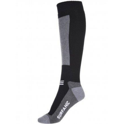 Ski Socks - Surfanic Endurance Merino 2 Pack - Black/Grey