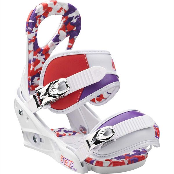 Snowboard Bindings - Burton Stiletto - White - Small UK3-7