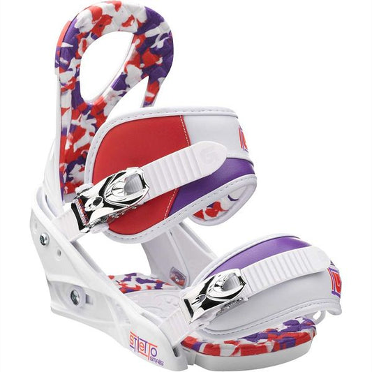 Snowboard Bindings - Burton Stiletto - White - Small UK3-7