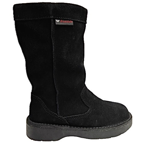 Boots - Freestyle Genuine Suede Sheepskin-Lined Water Resistant - Black - Reduced to Clear! Only size UK3 left!