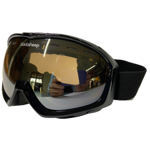 Black Sheep Flurry Shiny Black/Brown Goggles