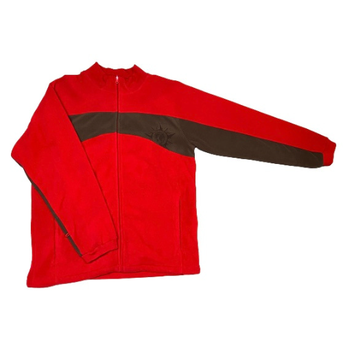 Fleece Jacket - Oakley Across the Heart Men's - Red/Brown - XL