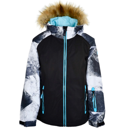 Ski Jacket - Surfanic Mirage Girl's - Hex Mountain Print