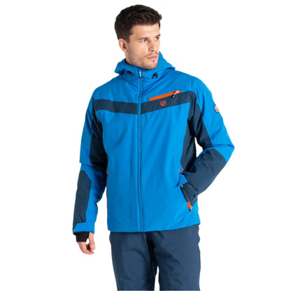 Ski Jacket – Dare 2B Eagle Men’s – Moonlight Denim / Athletic Blue / Orange Rust