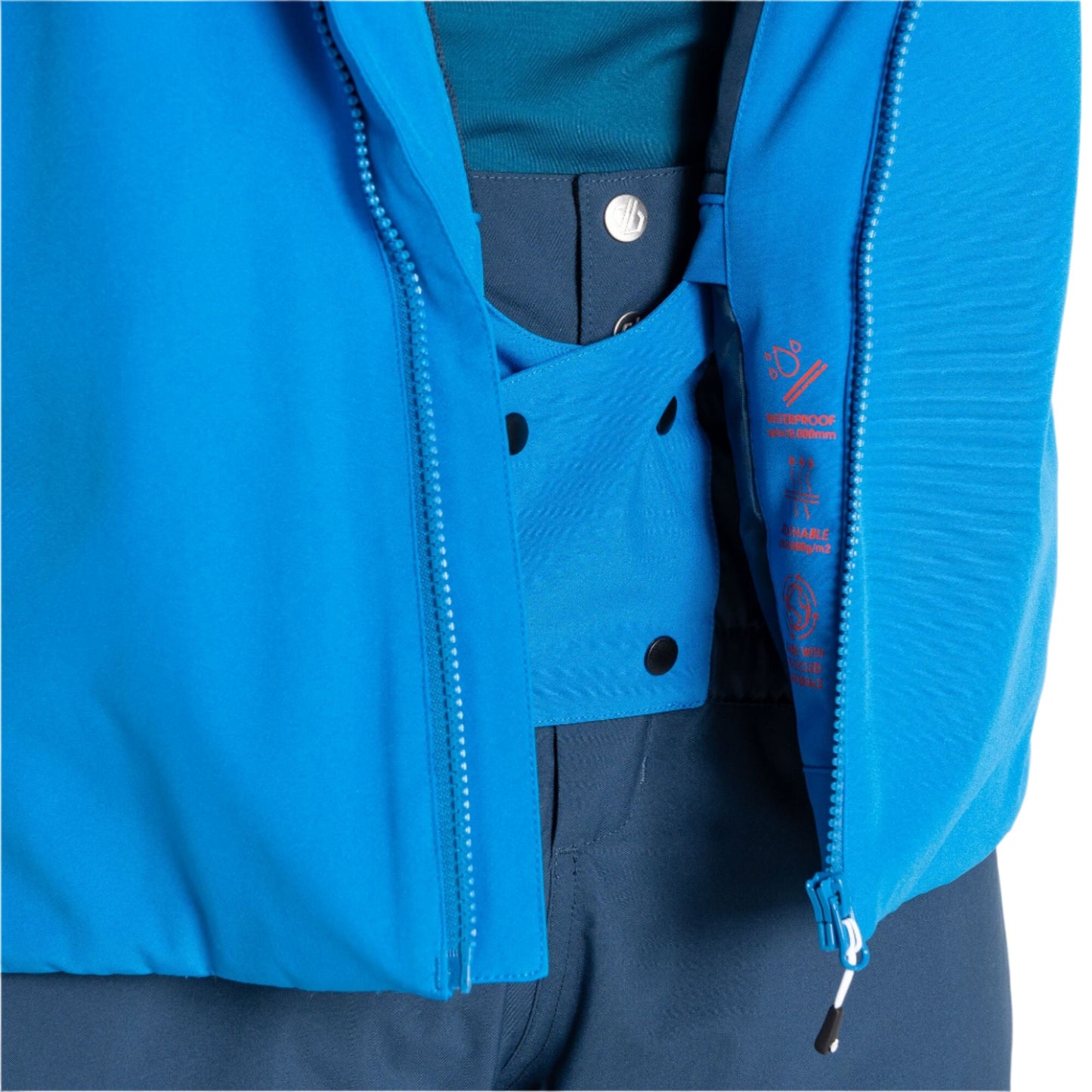 Ski Jacket – Dare 2B Eagle Men’s – Moonlight Denim / Athletic Blue / Orange Rust