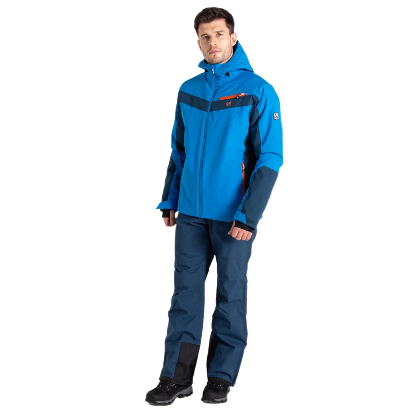 Ski Jacket – Dare 2B Eagle Men’s – Moonlight Denim / Athletic Blue / Orange Rust